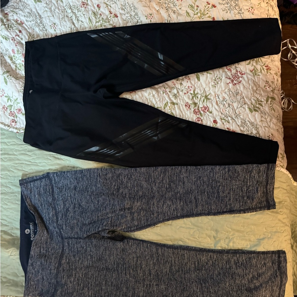 2 pack under armor and adidas leggings